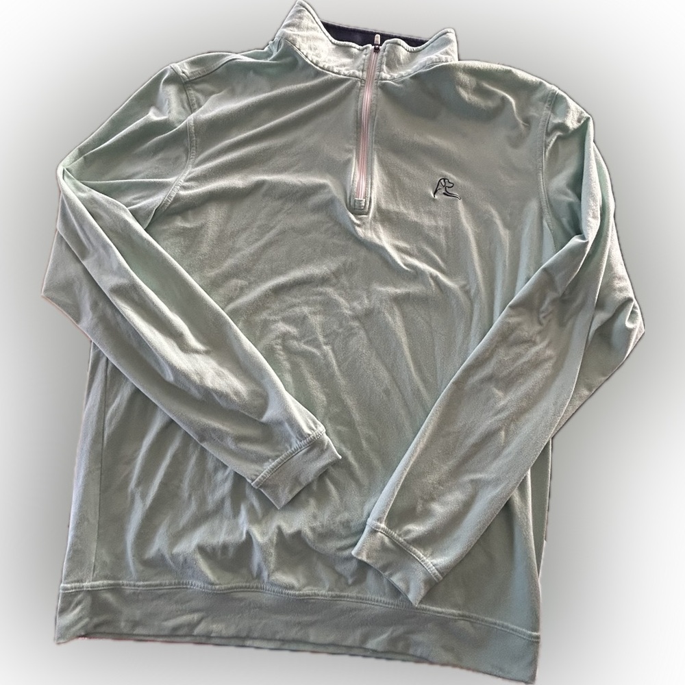 Rhoback 1/4 Zip Sweater Men’s Medium Performance Stretch Pullover Golf
